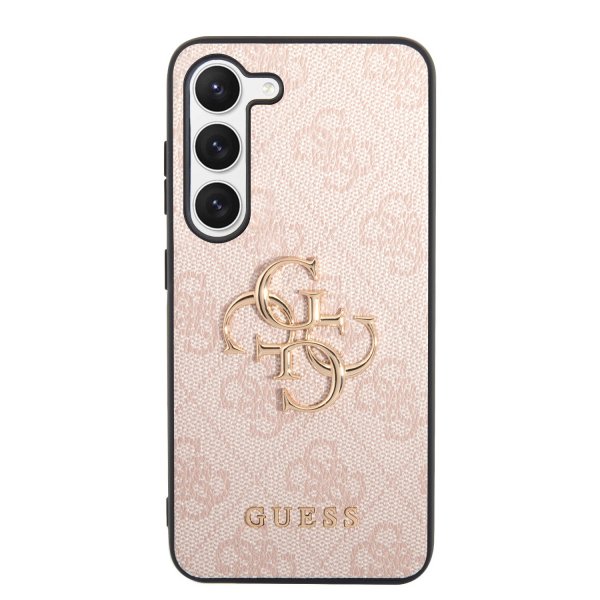Guess Samsung Galaxy S23 Plus Kuoret 4G Logo Pink