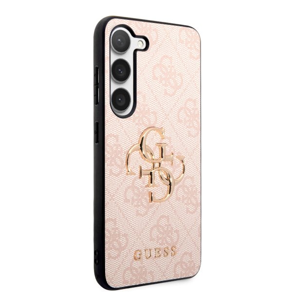 Guess Samsung Galaxy S23 Plus Kuoret 4G Logo Pink