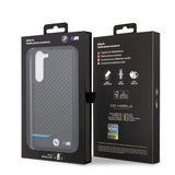 BMW Samsung Galaxy S23 Plus kuoret Carbon & Stripe musta