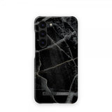 Ideal of Sweden Samsung Galaxy S23 Plus -suojakuori, Fashion Case Black Thunder Marble