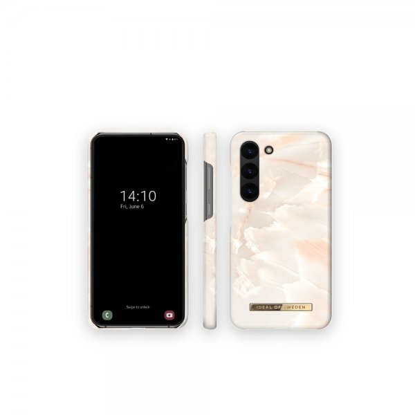 Ideal of Sweden Samsung Galaxy S23 Plus -suojakuori Fashion Case Rose Pearl Marble