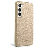 Guess Samsung Galaxy S23 Plus Fixed Glitter Case, kulta
