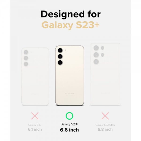Ringke Samsung Galaxy S23 Plus Kuori Fusion Card Clear