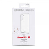Celly Samsung Galaxy S23 Plus Kuori GELSKIN Läpinäkyvä