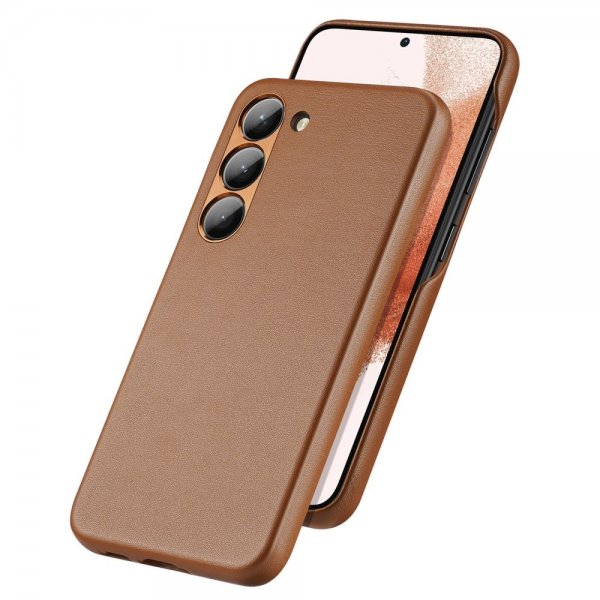 Dux Ducis Samsung Galaxy S23 Plus -suojakuori Grit Series ruskea