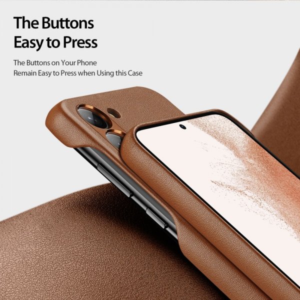 Dux Ducis Samsung Galaxy S23 Plus -suojakuori Grit Series ruskea