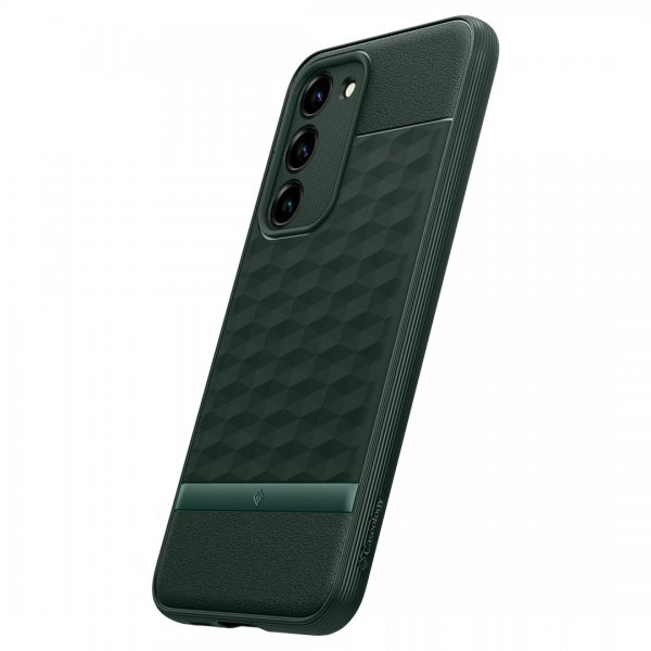 Caseology Samsung Galaxy S23 Plus -suojakuori, Parallax Midnight Green