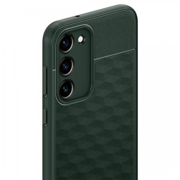 Caseology Samsung Galaxy S23 Plus -suojakuori, Parallax Midnight Green