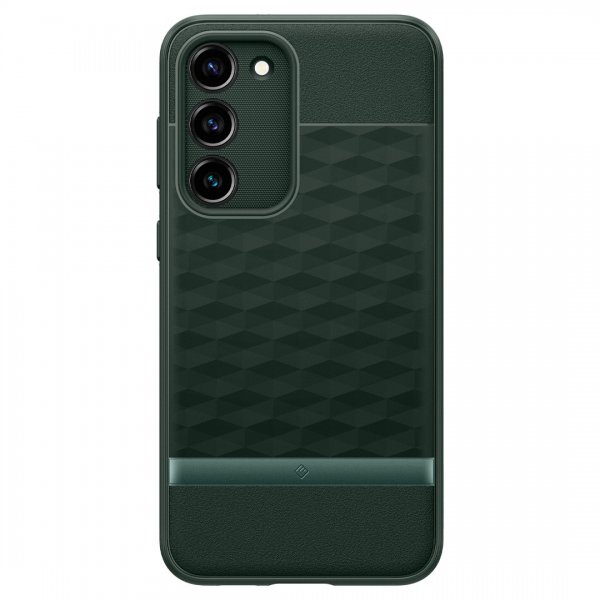 Caseology Samsung Galaxy S23 Plus -suojakuori, Parallax Midnight Green