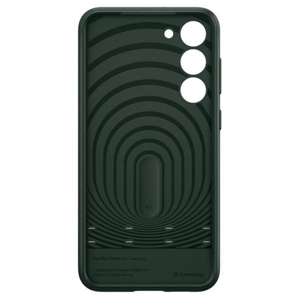 Caseology Samsung Galaxy S23 Plus -suojakuori, Parallax Midnight Green