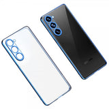 Sulada Samsung Galaxy S23 Plus -kuori, pinnoitettu reuna, sininen