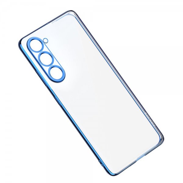 Sulada Samsung Galaxy S23 Plus -kuori, pinnoitettu reuna, sininen
