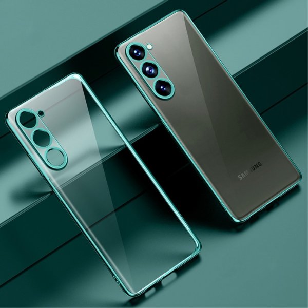 Sulada Samsung Galaxy S23 Plus -kuori, pinnoitettu reuna, vihreä