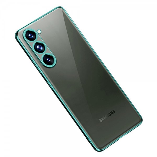 Sulada Samsung Galaxy S23 Plus -kuori, pinnoitettu reuna, vihreä