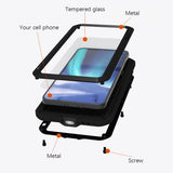 Love Mei Samsung Galaxy S23 Plus Kuori Powerful Case Musta