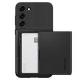 Spigen Samsung Galaxy S23 Plus -suojakuori Slim Armor CS musta