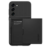Spigen Samsung Galaxy S23 Plus -suojakuori Slim Armor CS musta