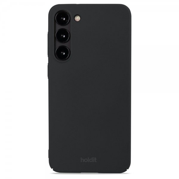 holdit Samsung Galaxy S23 Plus Kuori Slim Case Musta