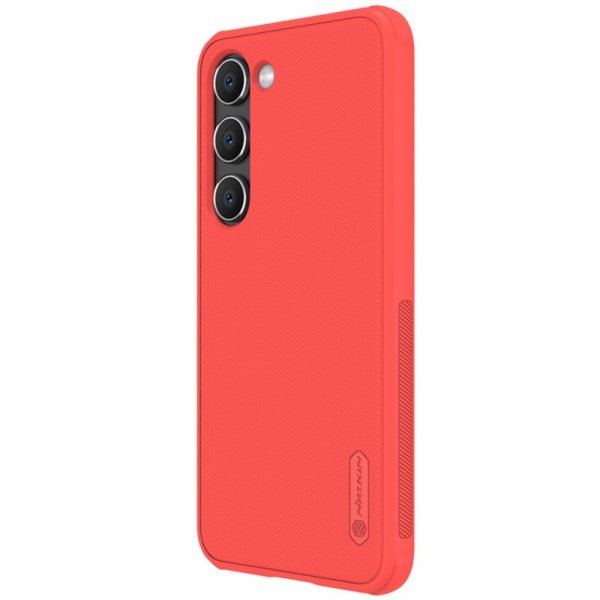 Nillkin Samsung Galaxy S23 Plus Kuori Super Frosted Shield Pro Punainen