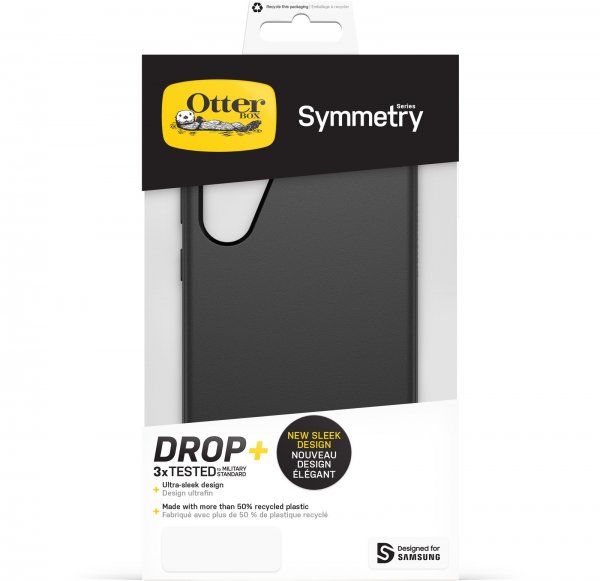 Otterbox Samsung Galaxy S23 Plus -suojakuori Symmetry, musta