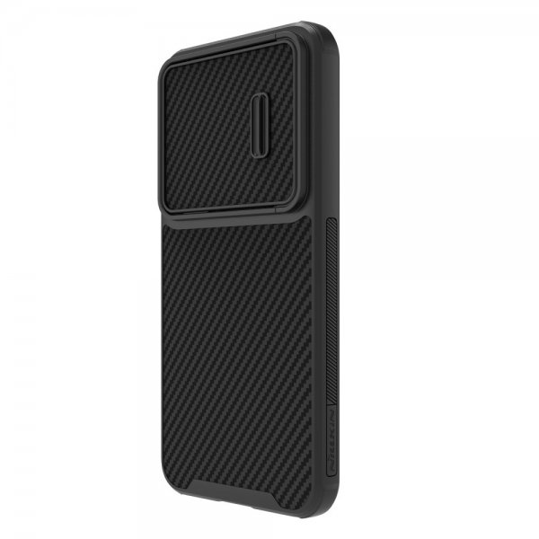 Nillkin Samsung Galaxy S23 Plus -kuori, Synthetic Fiber, musta