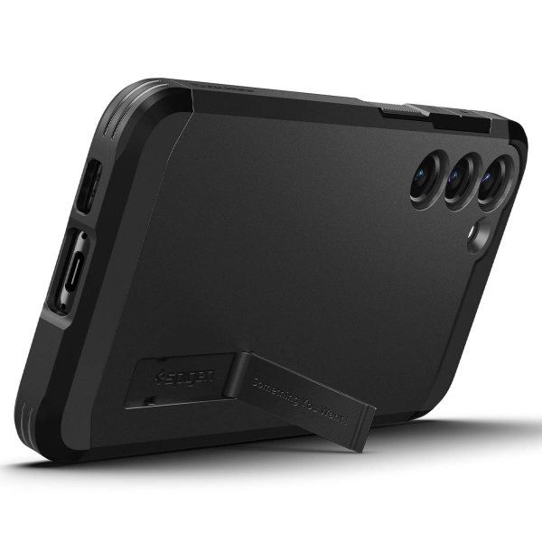 Spigen Samsung Galaxy S23 Plus -suojakuori Tough Armor, musta