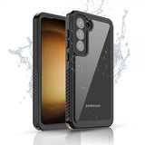 Redpepper Samsung Galaxy S23 Plus -vedenkestävä IP68-suojakuori, musta