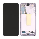 Samsung Galaxy S23 Plus näyttö ja LCD-paneeli – laventeli