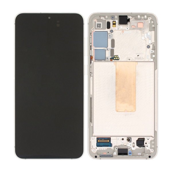Samsung Galaxy S23 Plus näyttö ja LCD-näyttö Original – kerma