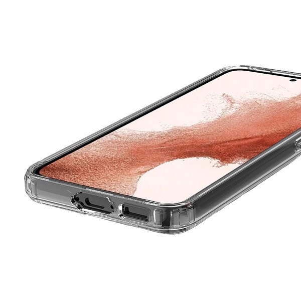 Rvelon Samsung Galaxy S23 Plus kuori, iskunkestävä, läpinäkyvä
