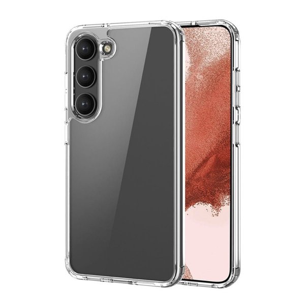 Rvelon Samsung Galaxy S23 Plus kuori, iskunkestävä, läpinäkyvä
