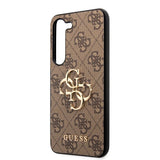 Guess Samsung Galaxy S23 Kuori 4G Logo Ruskea