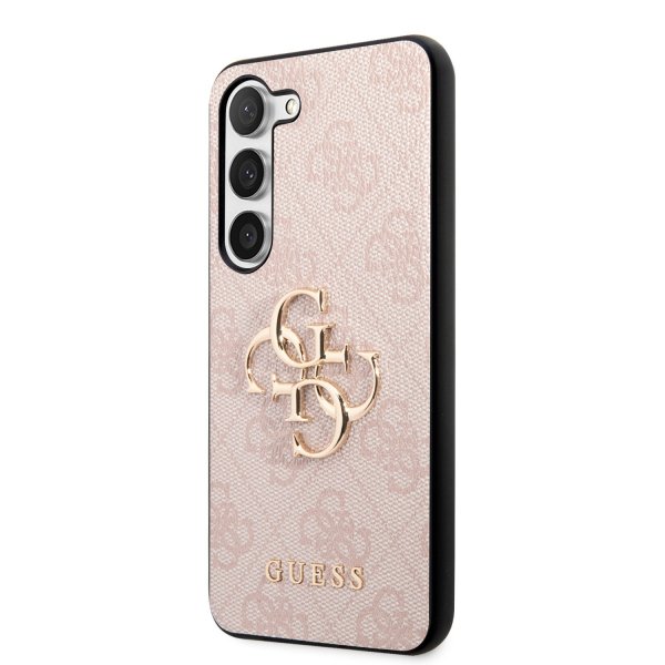 Guess Samsung Galaxy S23 Kuori 4G Logo Pinkki