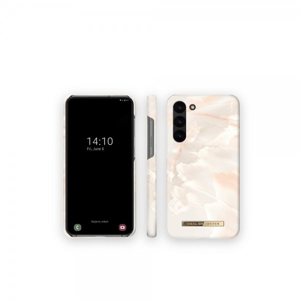 Ideal of Sweden Samsung Galaxy S23 Kuori Fashion Case Rose Pearl Marble