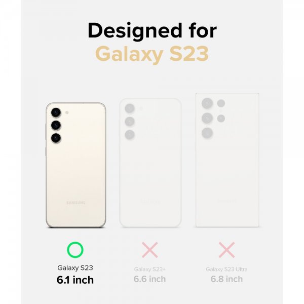Ringke Samsung Galaxy S23 Kuori Fusion Magnetic Matte Clear