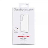 Celly Samsung Galaxy S23 Suojakuori GELSKIN Läpinäkyvä