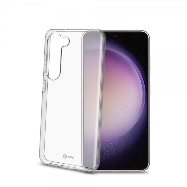 Celly Samsung Galaxy S23 Suojakuori GELSKIN Läpinäkyvä