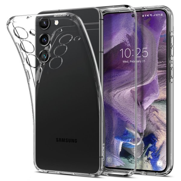 Spigen Samsung Galaxy S23 Suojakuori Liquid Crystal Crystal Clear