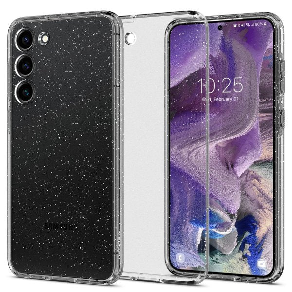 Spigen Samsung Galaxy S23 Kuori Liquid Crystal Glitter Crystal Quartz