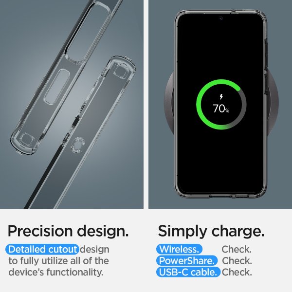 Spigen Samsung Galaxy S23 Kuori Liquid Crystal Space Crystal