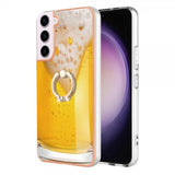 Samsung Galaxy S23 Kuori sormirenkaalla Olutkuvio