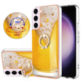 Samsung Galaxy S23 Kuori sormirenkaalla Olutkuvio
