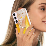 Samsung Galaxy S23 Kuori sormirenkaalla Olutkuvio