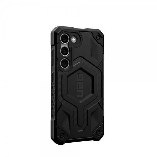 Urban Armor Gear (UAG) Samsung Galaxy S23 Kuori Monarch Pro MagSafe Carbon Fiber Musta