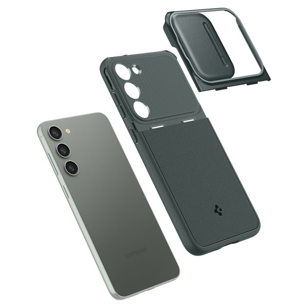 Spigen Samsung Galaxy S23 Kuori Optik Armor Abyss Green