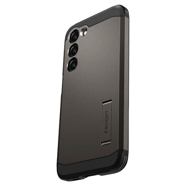 Spigen Samsung Galaxy S23 Suojakuori Tough Armor Gunmetal