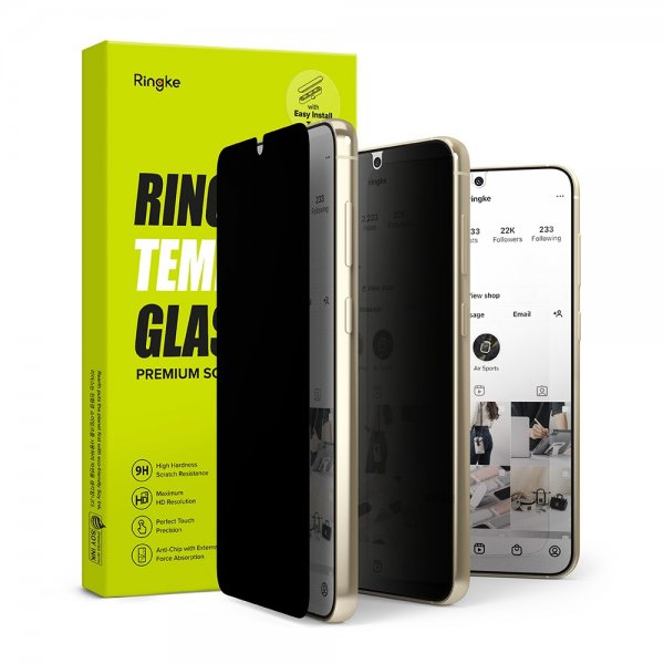 Ringke Samsung Galaxy S23 Näytönsuoja Privacy Glass