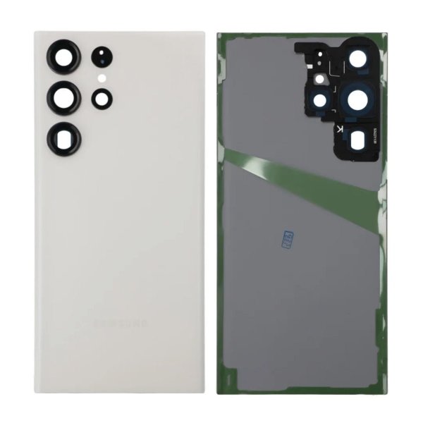 Samsung Galaxy S23 Ultra takakansi - Valkoinen