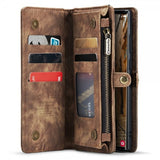 CaseMe Samsung Galaxy S23 Ultra Kotelo 008 Series Irrotettava Kuori Ruskea