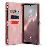 CaseMe Samsung Galaxy S23 Ultra Kotelo 008 Series Irrotettava Kuori Pinkki